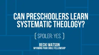 Building Blocks for Understanding God and His Word