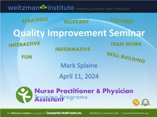 Quality Improvement Seminar in Teamwork with Mark Splaine