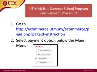 UTM MyTree Summer School Program Fees Payment Process