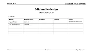 IEEE 802.11-20/0682r1 Midamble Randomization in TGbd