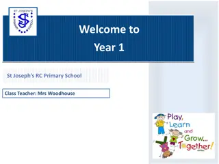Year 1 St. Joseph's RC Primary School Information