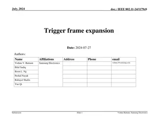 IEEE 802.11-24/1179r0 Trigger Frame Expansion in July 2024