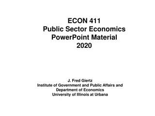 Public Sector Economics Course Overview and Lectures