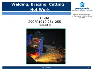 Workplace Safety Guidelines for Welding, Brazing, and Cutting Activities