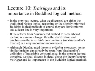 Importance of Trairpya in Buddhist Logical Method