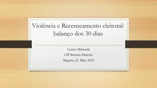 Challenges of Democratic Elections and Violence in Mozambique