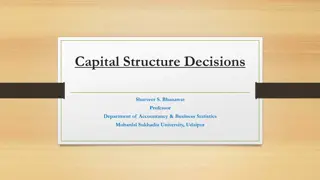 Understanding Capital Structure Decisions for Tax Planning