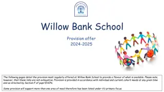 Provision Offered at Willow Bank School 2024-2025