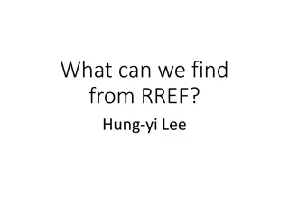 Understanding Column Correspondence Theorem in RREF - Examples & Reasons