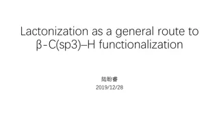 Innovative Approaches to C-H Functionalization in Organic Synthesis