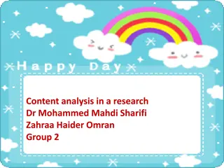 Understanding Content Analysis in Research Studies