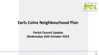 Earls Colne Neighbourhood Plan Update & Open Day Event
