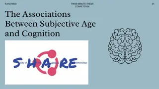 Associations Between Subjective Age and Cognition: A Comprehensive Overview