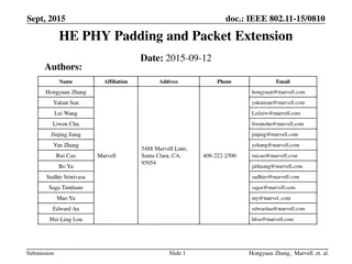 IEEE 802.11-15/0810 HE PHY Padding and Packet Extension