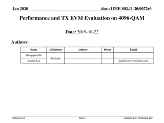 Performance Evaluation of 4096-QAM in IEEE 802.11-20/0072r0