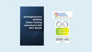 Buckinghamshire SENDIAS Online Training and Health Support