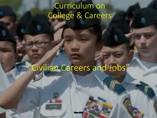Career Exploration in California Cadet Corps Curriculum