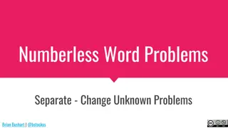 Engaging Numberless Word Problems for Math Practice