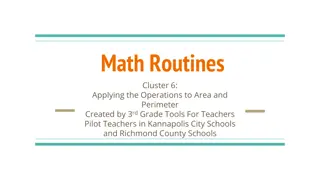 Interactive Math Routines for 3rd Grade Area and Perimeter