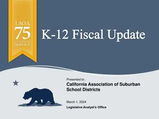 K-12 Fiscal Update