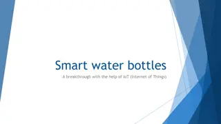Revolutionizing Hydration: Smart Water Bottles Enhanced with IoT Technology