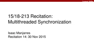 Effective Multithreaded Synchronization Techniques at Carnegie Mellon