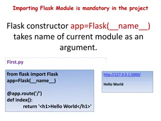 Learn Flask Routing and Views for Web Development