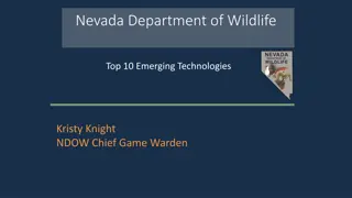 Emerging Technologies Impacting Wildlife Conservation in Nevada