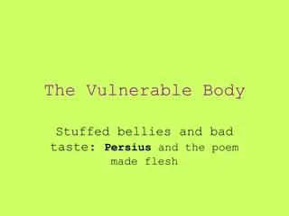 Roman Verse Satire: Bodies and Vulnerability in Persius' Works