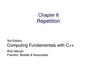 Understanding Repetitive Control Algorithms in Computing Fundamentals with C++