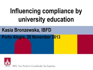 Influencing Compliance through University Education