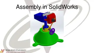 SolidWorks Assembly Techniques and Tolerances for Manufacturing