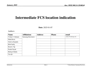 IEEE 802.11-25/403r0: Intermediate FCS Location Indication