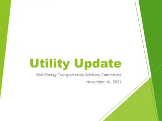 Rail Energy Transportation Advisory Committee Updates & Challenges