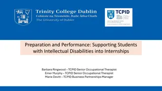 Supporting Students with Intellectual Disabilities: Internship Strategies