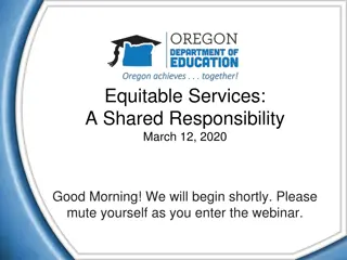 Equitable Services: Shared Responsibility in Federal Programs
