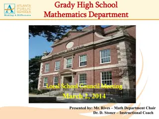 Grady High School Mathematics Department Insights