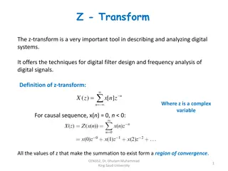 Understanding z-Transform for Digital Systems Analysis