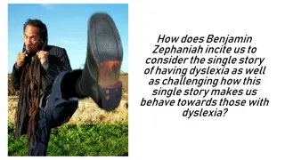 Benjamin Zephaniah's Insight on Dyslexia Perception and Behavior