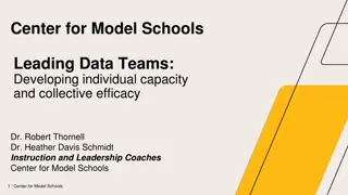 Developing Collective Efficacy in Data Teams for School Improvement