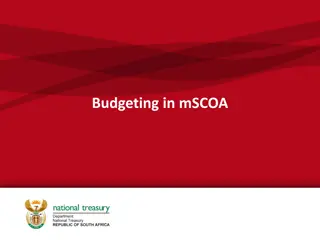 Municipal Financial Management and Budgeting in mSCOA