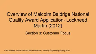 Enhancing Customer Focus: Lockheed Martin's Quality Initiatives