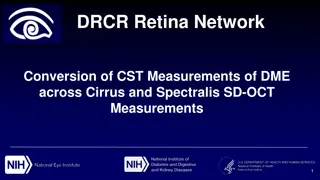 Network Conversion of CST Measurements in DME: Cirrus vs. Spectralis SD-OCT