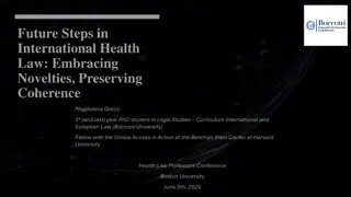 Navigating Fragmentation in International Health Law