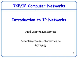 Introduction to IP Networks and TCP/IP Basics