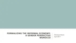 Gender Perspective on Formalizing the Informal Economy in Morocco