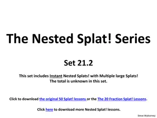 Instant Nested Splats for Interactive Math Learning