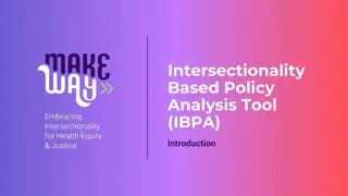 Intersectionality-Based Policy Analysis Tool (IBPA) Overview