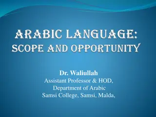 Exploring the Significance of Arabic Language in the Modern World