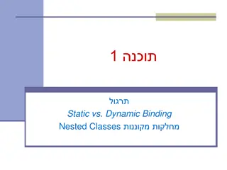 Understanding Nested Classes in Java